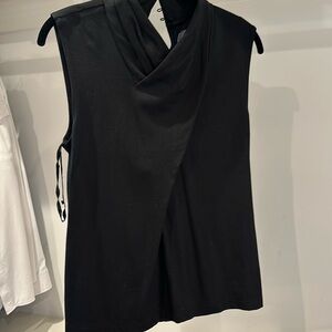 anthropologie black blouse